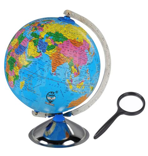 Buy Globehub Hub Globe For Kids 8 Inch Diameter Mittal Educational