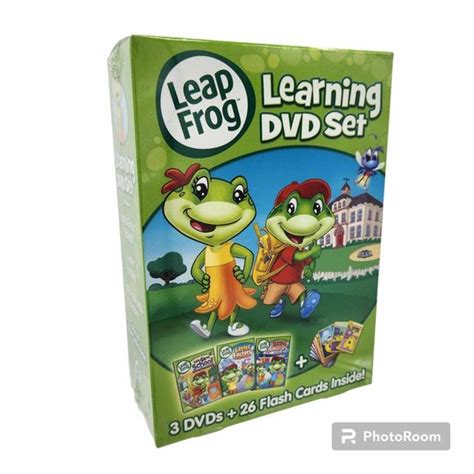 Media Leapfrog 26 Years Learning Set 3 Dvds 26 Flash Cards School