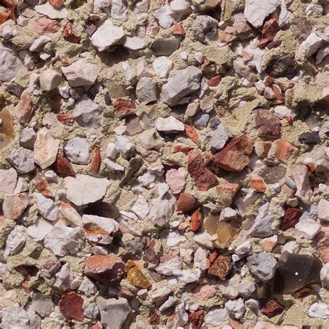 High Resolution Textures Pebblestone Wall With Colourful Stones