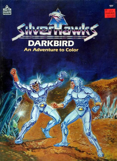 Silverhawks Dark Bird Coloring Book Pdf Digital File Download Etsy