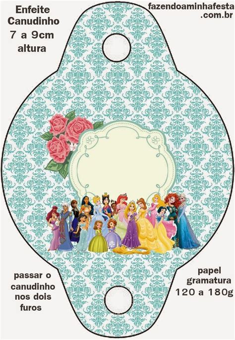 Oh My Fiesta In English All Disney Princess Free Party Printables