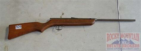 Vintage Crosman V 350 Slide Action BB Rifle W Wood Stock Rocky