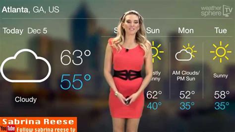Atlanta Weather Outlook December 5 2014 Sabrina Reese Youtube