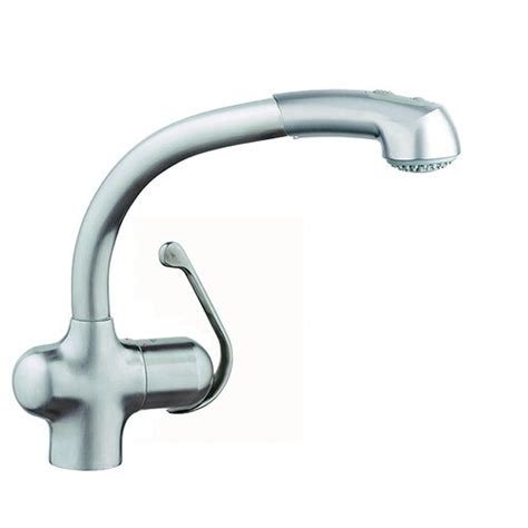 Grohe Ladylux Single Handle Single Hole Kitchen Faucet With Plus Pull
