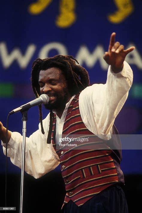 Usa Photo Of Lucky Dube Performing Live On Stage At The Womad Tour