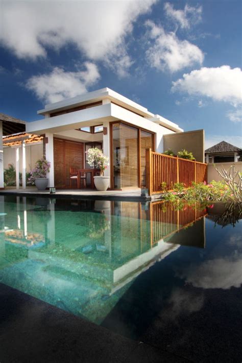 Outstanding miami waterfront residence, tropical bali style. bali style houses | Beautiful Small Bali House Plans ...