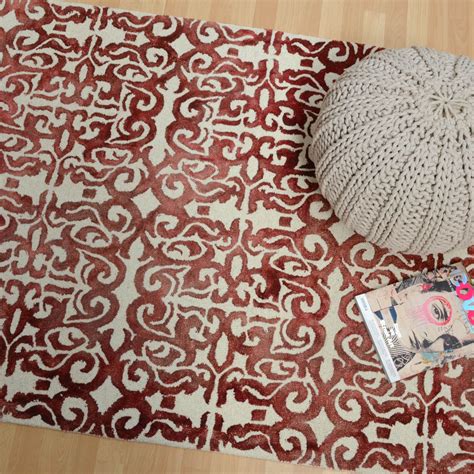 fresco rugs in red buy online from the rug seller uk floor art hallway decorating rugs