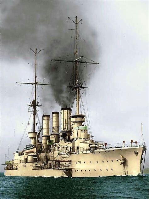 Sms Prinz Adalbert 1901 Navy Aircraft Carrier Warship Navy Ships