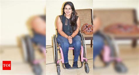 Paralyzed Woman Turns Disabled Rights Activist Vadodara News Times Of India