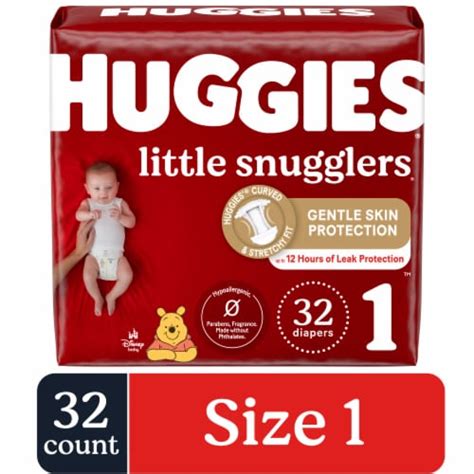 Huggies Little Snugglers Baby Diapers Size 1 8 14 Lbs 32 Ct Pick