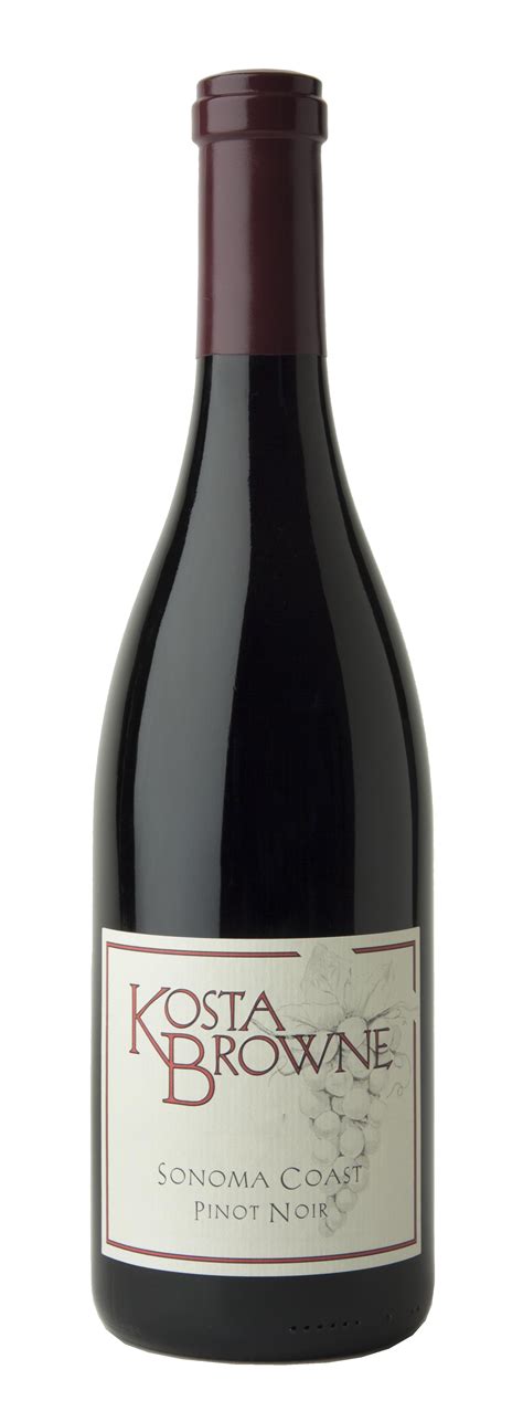 Fruit flavors of santa rosa plum and cranberry. Kosta Browne Sonoma Coast Pinot Noir 2017 ...
