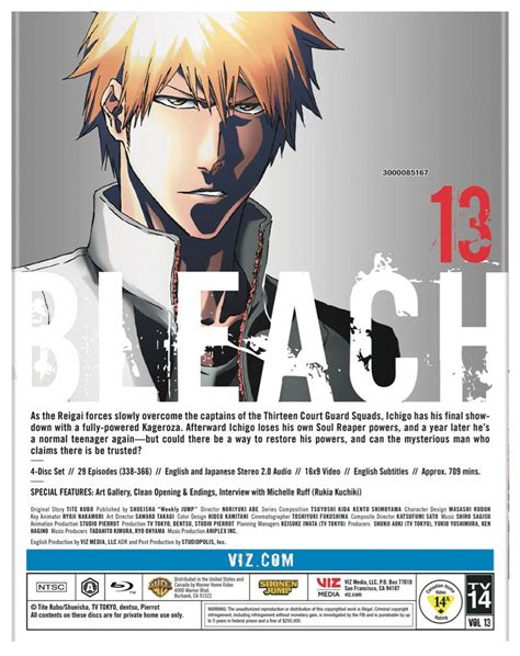 Bleach Set 13 Blu Ray Crunchyroll Store