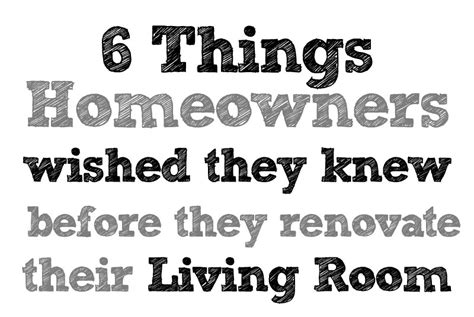 6 Things Homeowners Wished They Knew Before They Renovate Their Living