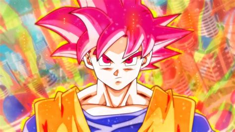 Making Goku Super Saiyan God Aura Wallpaper Speed Art Youtube