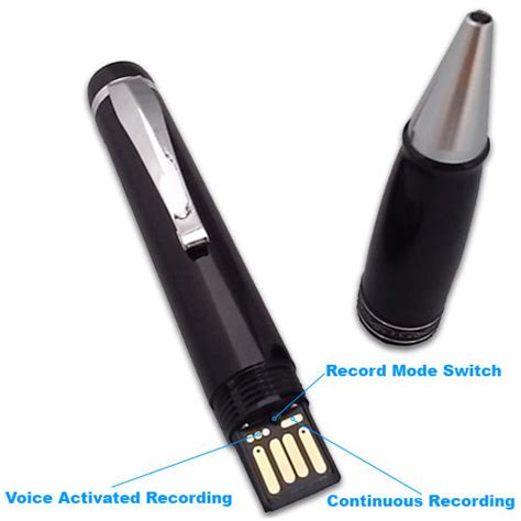 31 Hour Voice Recording Pen Voice Activated Recorder Spy Pen