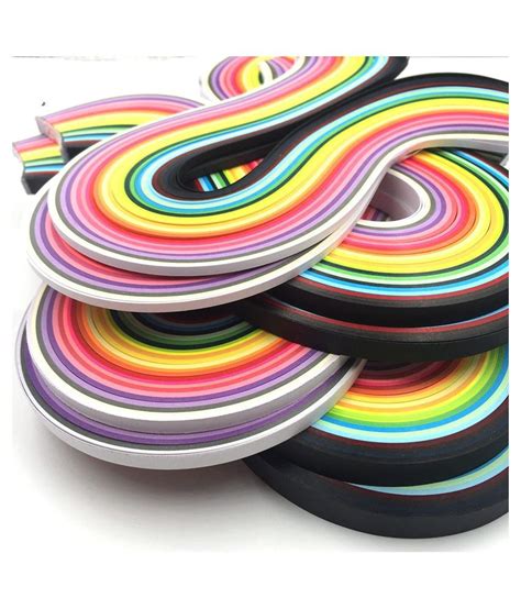 Quilling Strips Set 3mm 5mm 7mm 10mm (Each 200 Strips): Buy Online at Best Price in India - Snapdeal