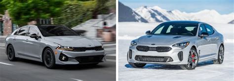 2021 Kia K5 Vs 2021 Kia Stinger