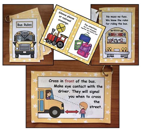 School Posters And Anchor Charts Nice Selection Of 24 Bus Safety Posters