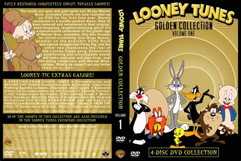 Looney Tunes Golden Collection Volume 1 Tv Dvd Custom Covers Looney E13