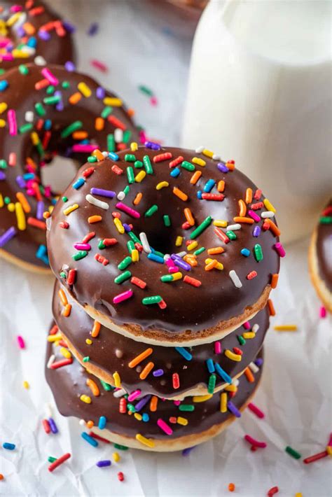 Chocolate Covered Donut With Sprinkles