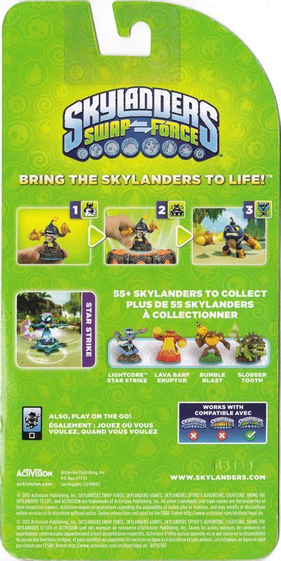 Skylanders Swap Force Star Strike 2013 Xbox 360 Box Cover Art