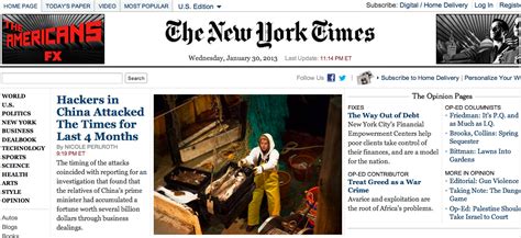 New York Times Hacked Again This Time Allegedly By Chinese Wired