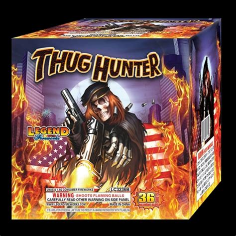 Thug Hunter 36 Shot Fireworks Cake Legend