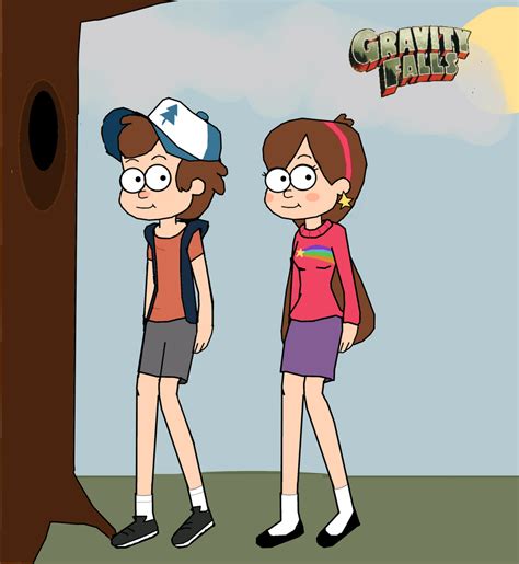Mabel wakes up dipper in a hilariously horrifying. Gravity Falls - Mabel and Dipper Older by bluecloudcandy ...