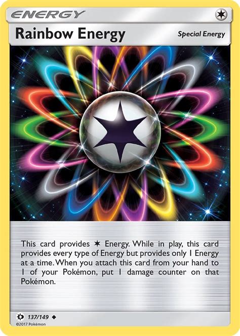 Rainbow Energy Sm Base Set Pokemon
