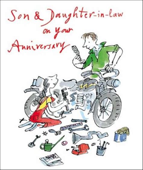 Anniversary wishes for son and daughter in law. Quentin Blake Son & Daughter-In-Law Anniversary Greeting ...