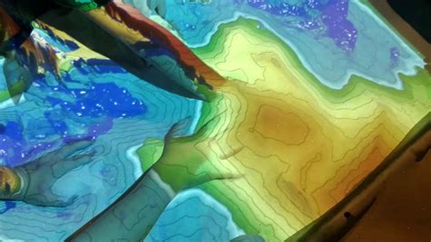 3d Interactive Topographic Map Showing Contour Lines Heard Natural