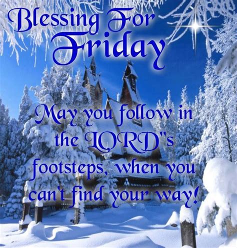 Winter Blessings For Friday Pictures Photos And Images For Facebook