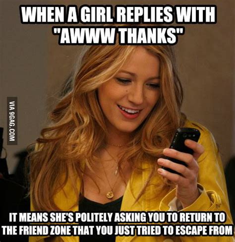 When A Girl Thanks You Like This 9gag