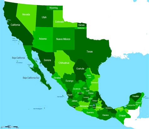 A Map Showing How A 41 State Mexico Could Look If It Recovered Its