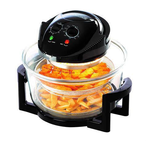 For the best value substantial capacity: DAEWOO Deluxe 1.7L 1300W Halogen Air Fryer Oven | Wowzooma