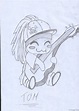 Tom Kaulitz anime drawing by bubblegum15 on DeviantArt | Dibujos ...