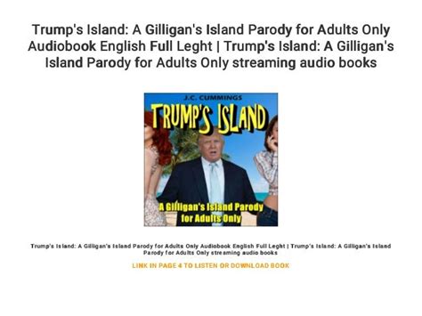Trumps Island A Gilligans Island Parody For Adults Only Audiobook