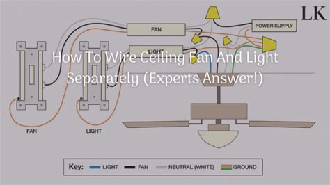 How To Wire Ceiling Fan And Light Separately Experts Answer