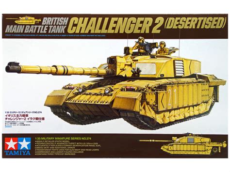 35274 Tamiya Английский основной танк Challenger Ii с 2 мя фигурами 135