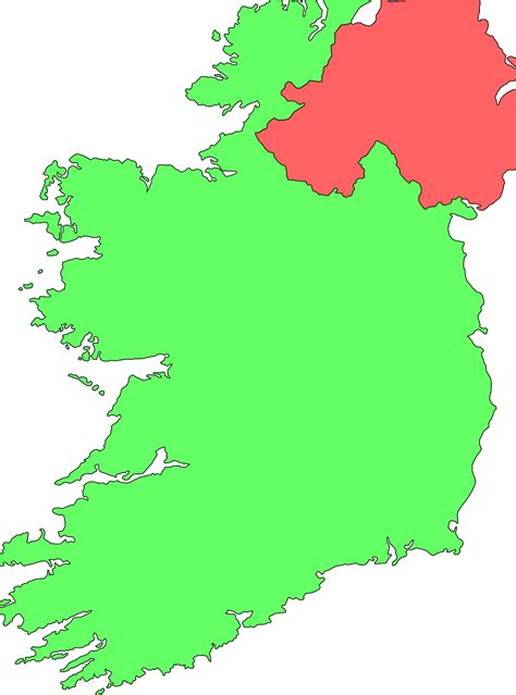 Map Of Ireland Clipart Full Size Clipart 5813190 Pinclipart