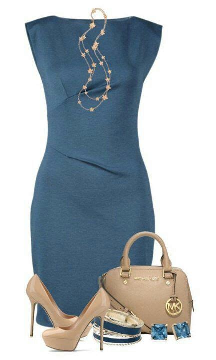 love this dress color cut yes stylish work outfits summer work outfits classy outfits