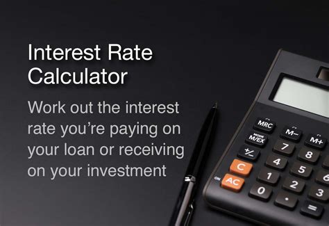 Interest Rate Calculator For Savings or Loans