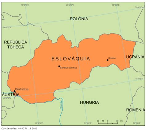 blog de geografia mapa da eslováquia
