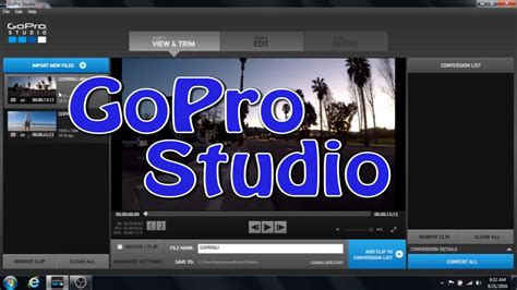Gopro Studio Beginner Tutorial Getting Started The Basics Youtube
