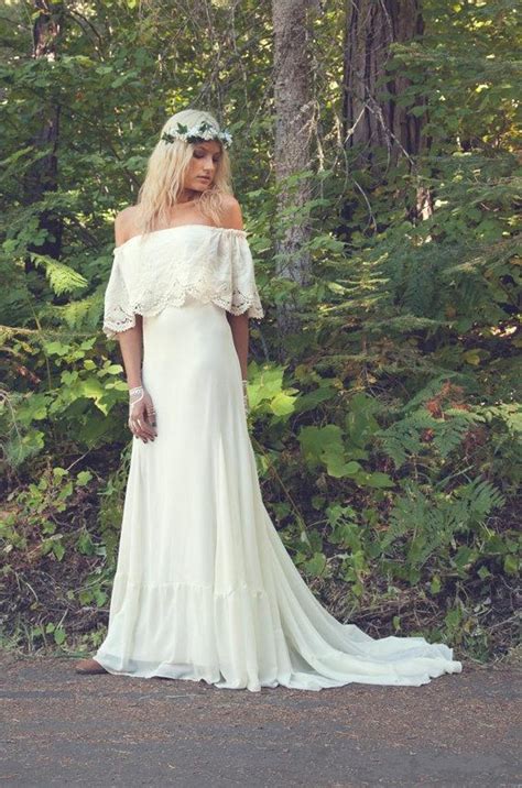 2016 Hot Sexy Off The Shoulder A Line Bohemian Wedding