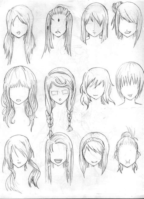 Pin By Zeynep On Cizim How To Draw Hair How To Draw Anime Hair