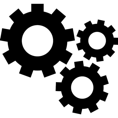 Mechanical Gears Vector Svg Icon Svg Repo