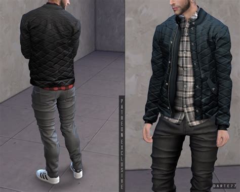 Quilted Jacket P At Darte77 Sims 4 Updates