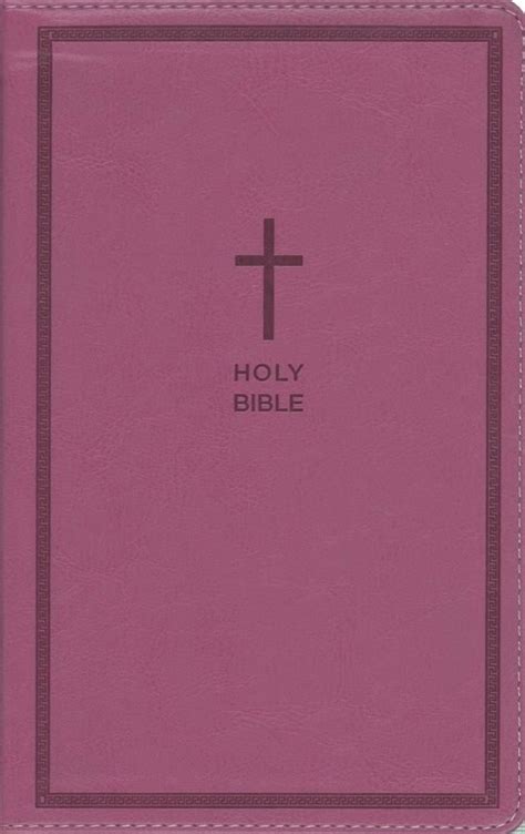 Buy Nkjv Reference Bible Personal Size Giant Print Leathersoft Pink Red Letter Comfort