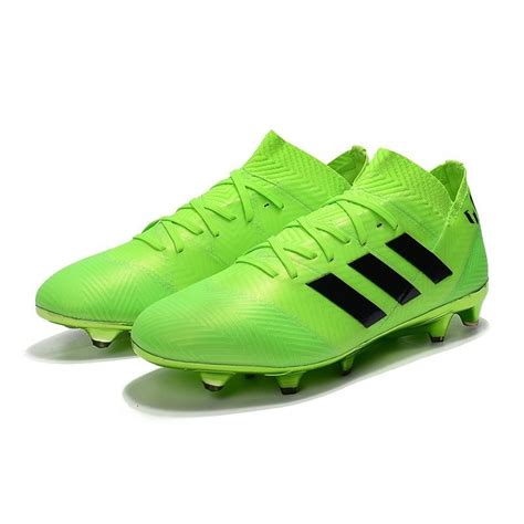 Adidas Nemeziz Messi 181 Fg Soccer Cleats Green Black